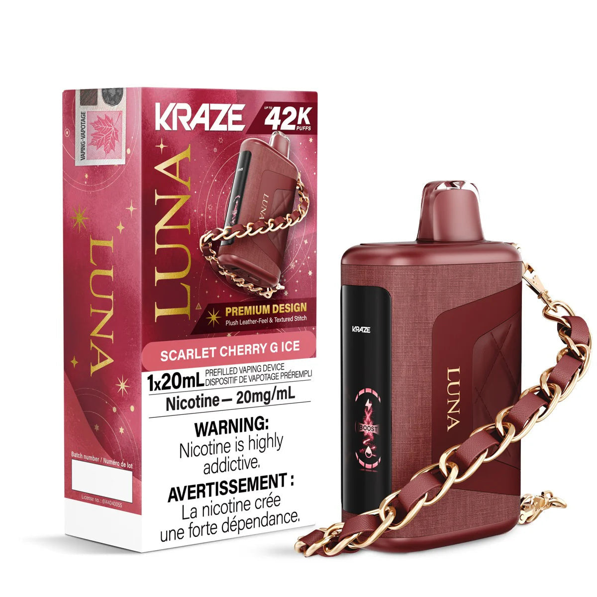Kraze Luna 42k Scarlet Cherry G Ice*