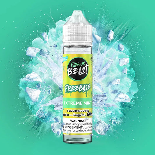 Flavour beast E-liquid 3mg/60ml Extreme mint ice*