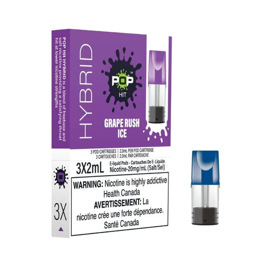 POP Hit Pods 20mg Grape rush Ice (Provincial Tax)