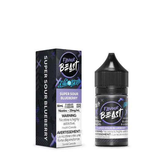 Flavour beast E-liquid- Super Sour Blueberry 20mg/30ml*