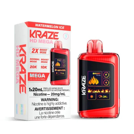 Kraze HD Mega 20k Puffs Watermelon ice*