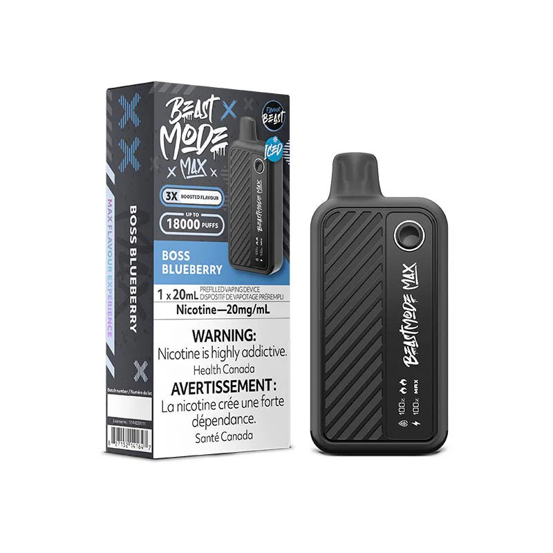 Flavour beast Beast mode max 18k puffs Boss blueberry(Provincial tax)