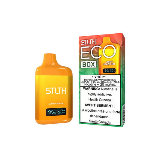 Stlth eco box Juicy Peach ice(Provincial tax)