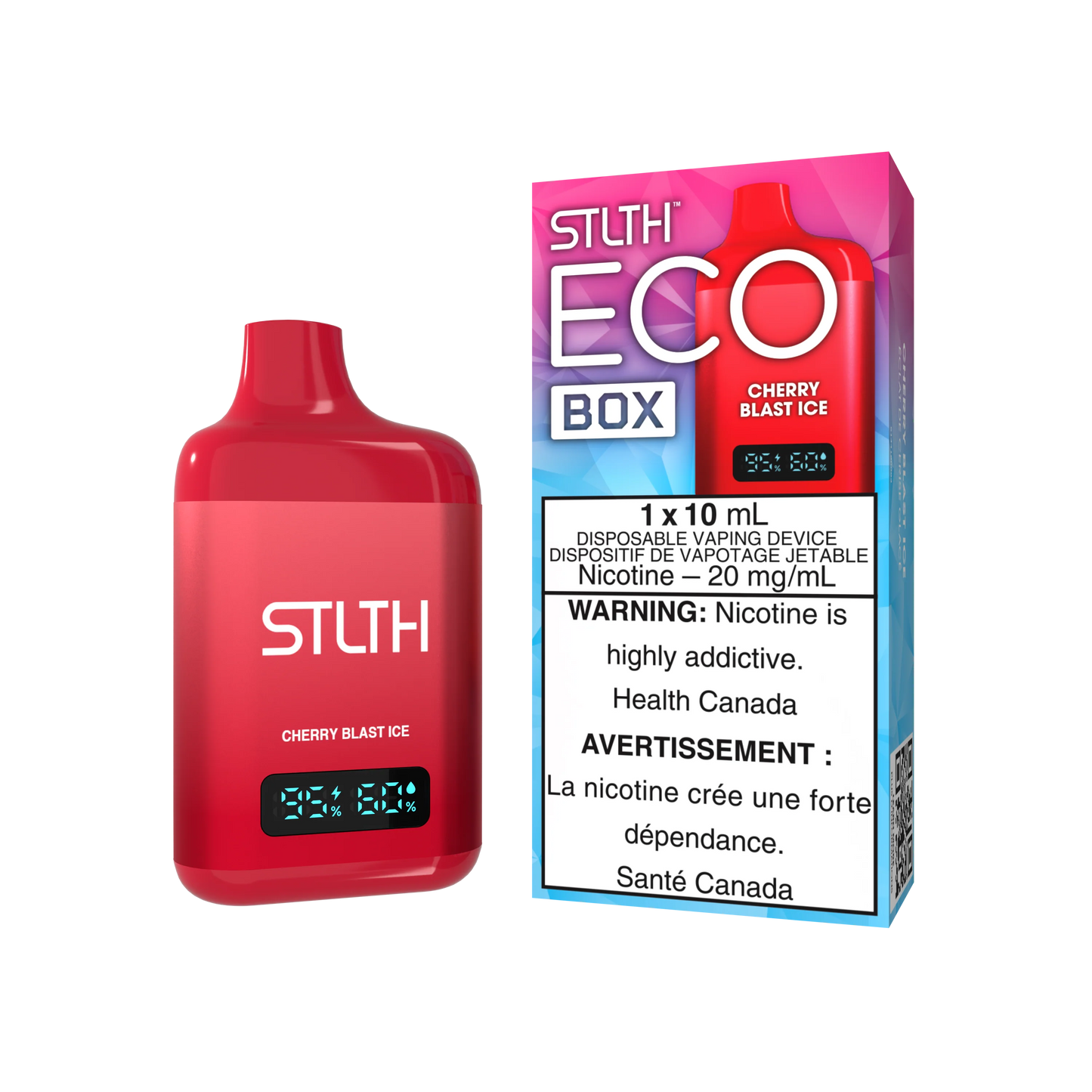 Stlth eco box Cherry blast ice(Provincial tax)