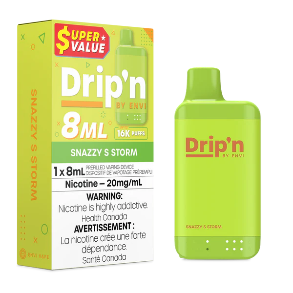 Drip’n by Envi 8ML - Snazzy S storm 16k*