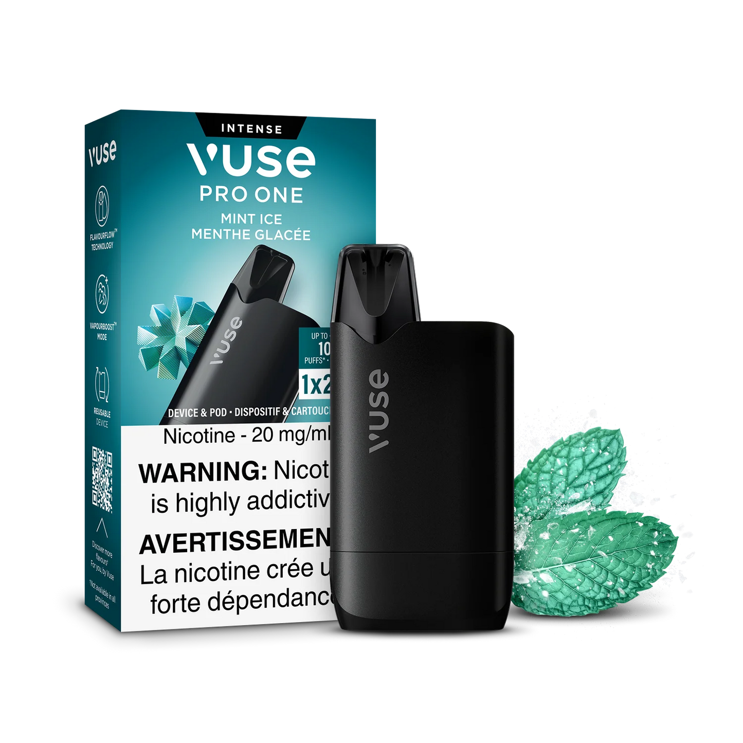 Vuse pro one 20mg Mint Ice Starter kit(Provincial tax)