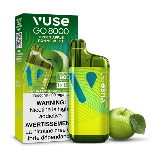 Vuse 8k Green Apple (Provincial tax)