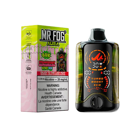 Mr Fog Aura 60k Strawberry Watermelon Kiwi Ice (Provincial tax)