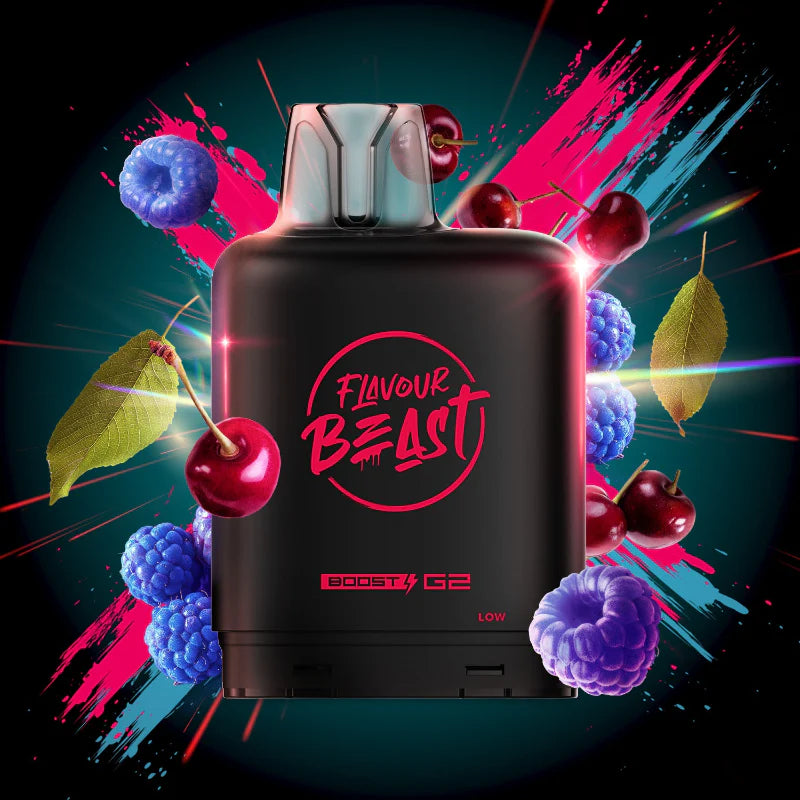 Level X G2 Ultra Pod Flavour beast 50k Blue Raspberry Cherry(Provincial tax)