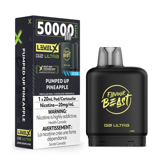 Level X G2 Ultra Pod Flavour beast 50k Honeydew Pineapple (Provincial tax)