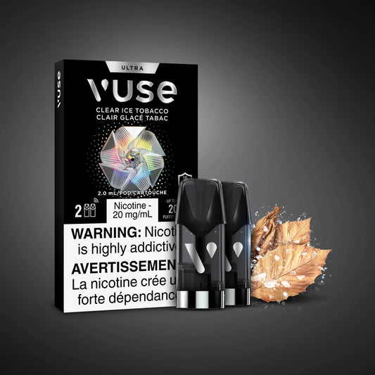 Vuse Ultra ePod 20mg Clear ice Tobacco (Provincial tax)