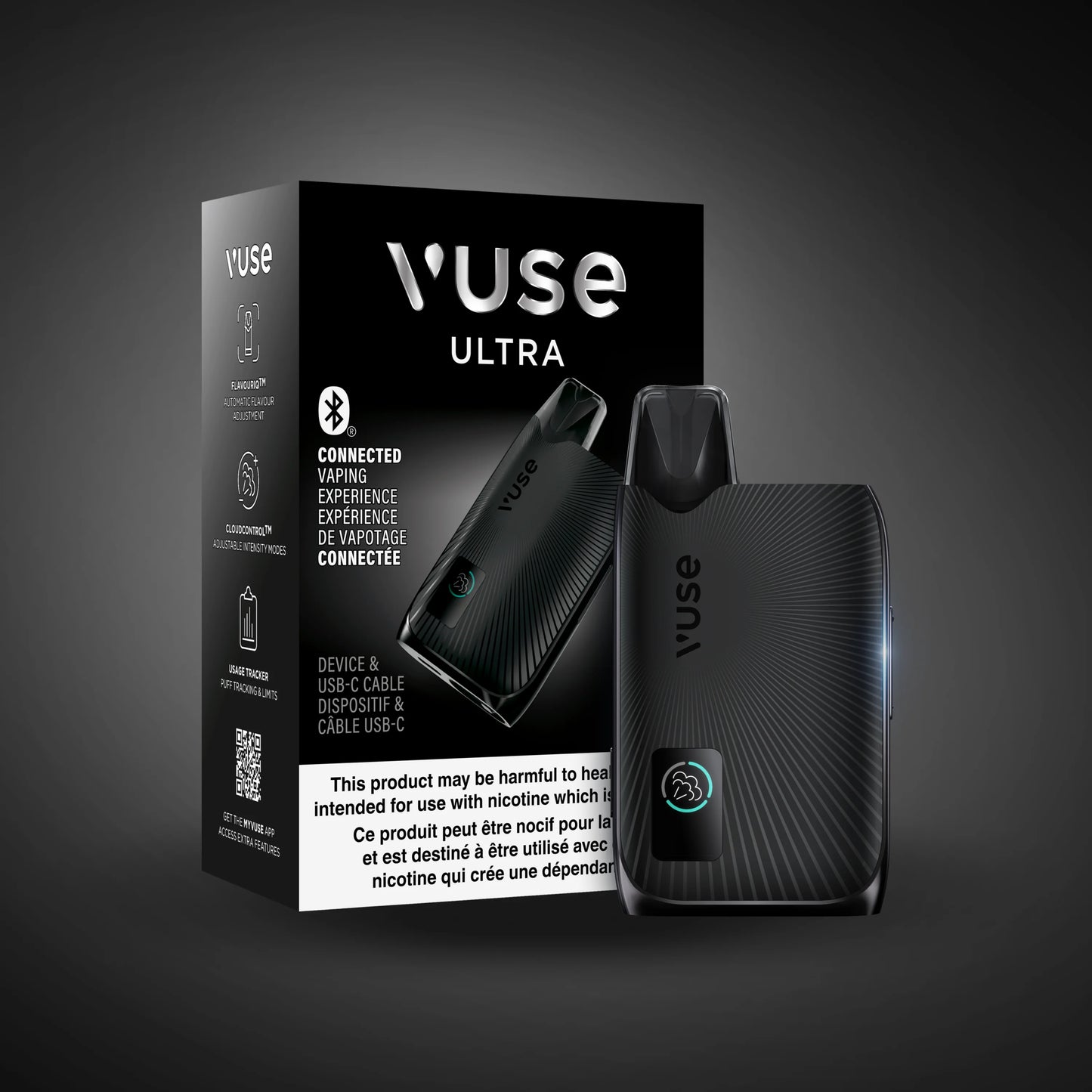 Vuse Ultra device Black (Provincial tax)
