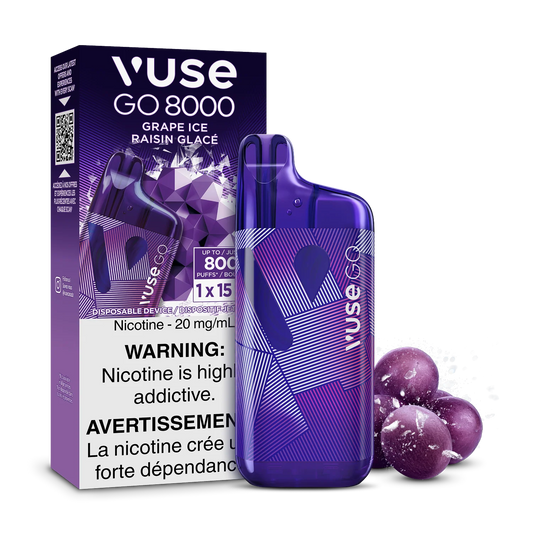 Vuse 8k Grape Ice (Provincial tax)