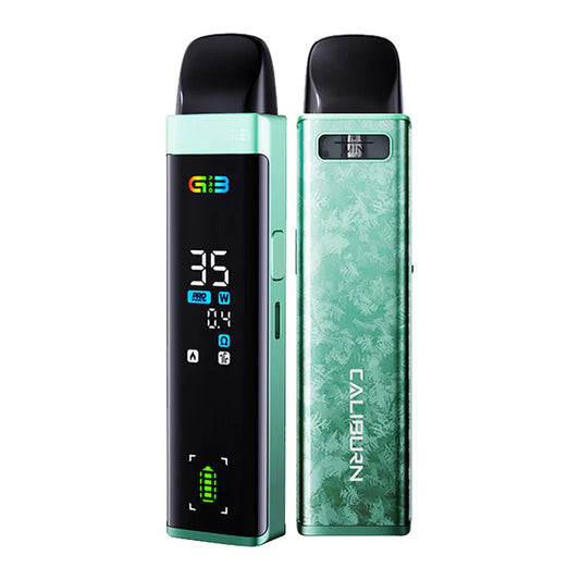 Caliburn g3 pro device open pod kit Emerald Green