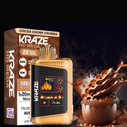 Kraze HD Mega 20k Puffs Cocoa Chunk Crumbs*