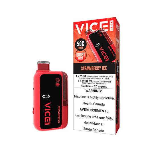 Vice Click 50k-Strawberry ice (provincial tax)