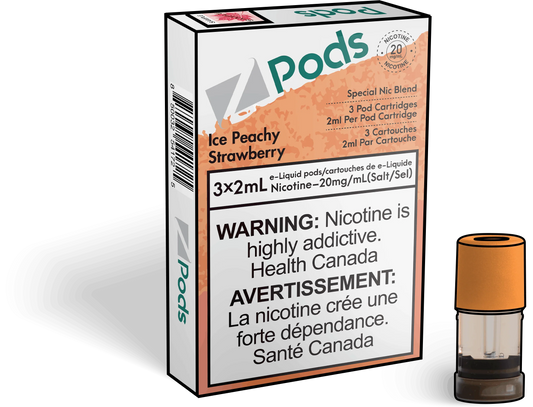 Zpods Ice Peachy Strawberry (Provincial tax)