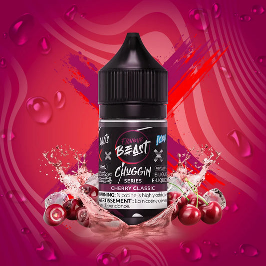 Flavour beast E-liquid- Chuggin Cherry Classic Ice 20mg/30ml*