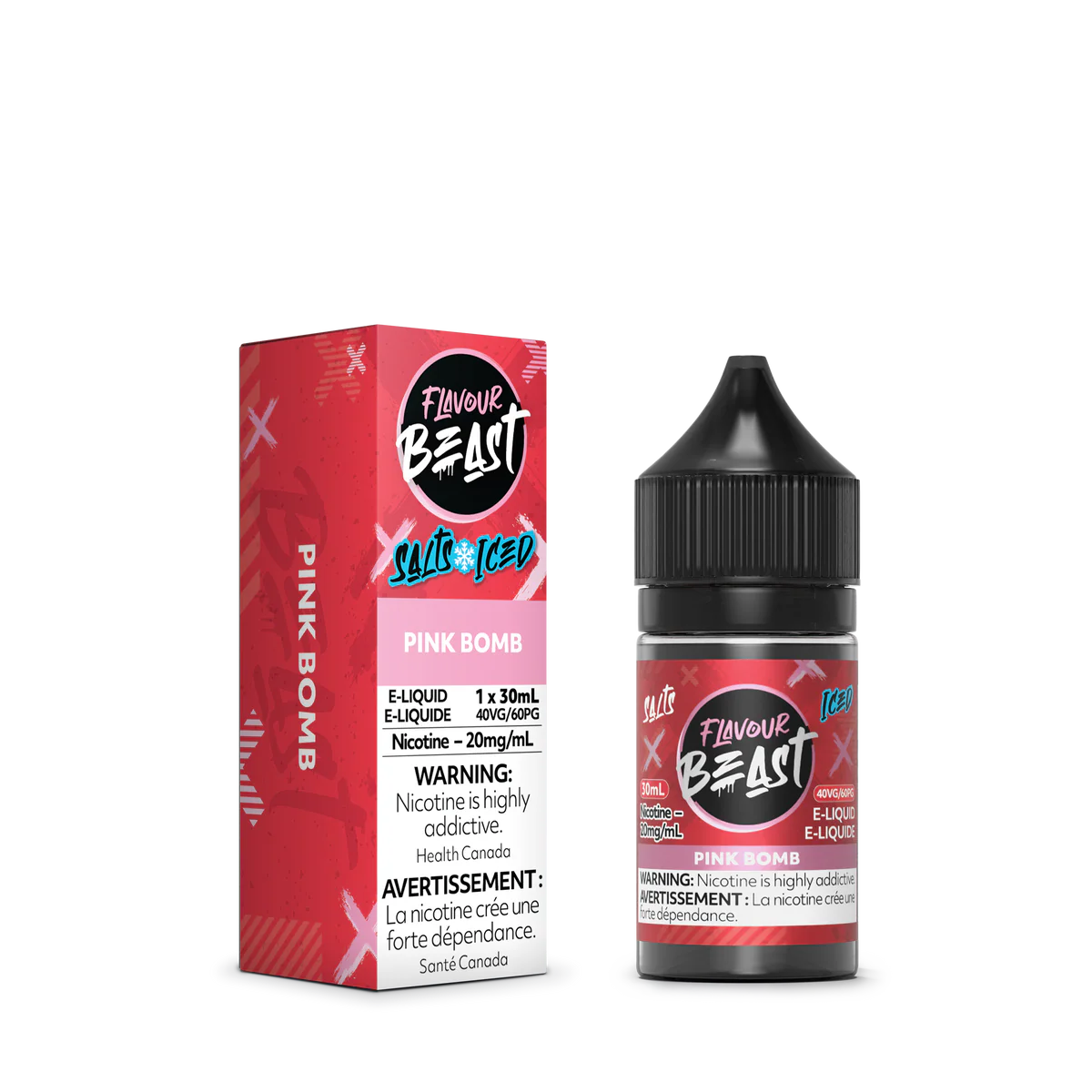 Flavour beast E-liquid-  Pink bomb 20mg/30ml*