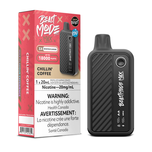 Flavour beast Beast mode max 18k puffs Chillin coffee ice*