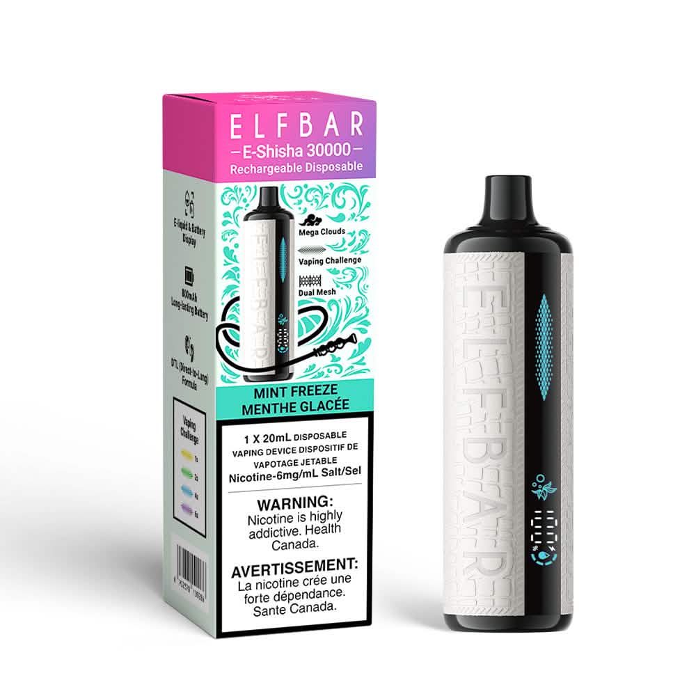 Elf Bar Shisha 30k -Mint freeze (provincial tax)