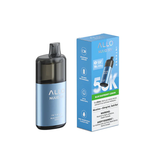 Allo Nuud 50k Blue raspberry lemon (Provincial tax)