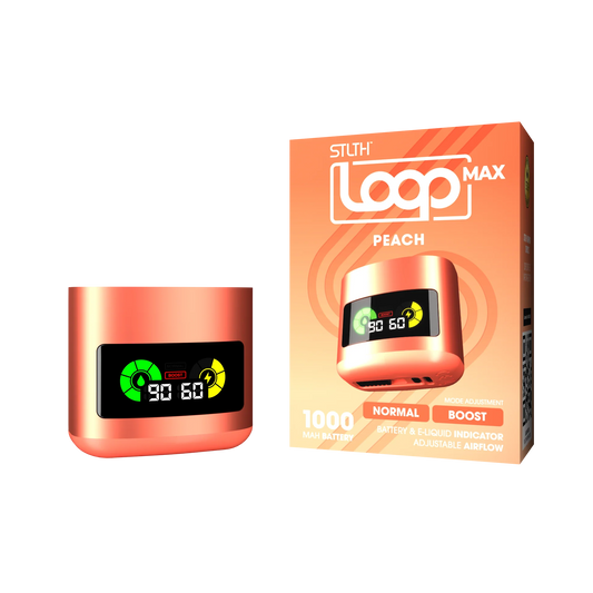STLTh loop max Closed pod device - Peach color