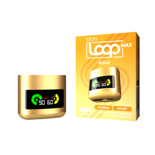 STLTh loop max Closed pod device - Gold color