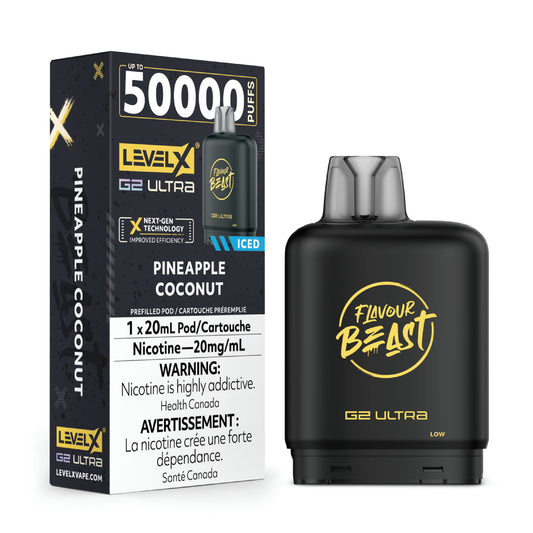Level X G2 Ultra 50k pod pineapple coconut *