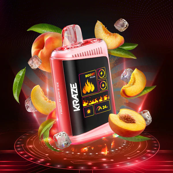 Kraze X Mega 48k puffs Juicy Peach ice (Provincial tax)