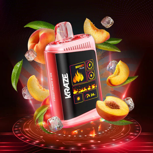 Kraze X Mega 48k puffs Juicy Peach ice (Provincial tax)