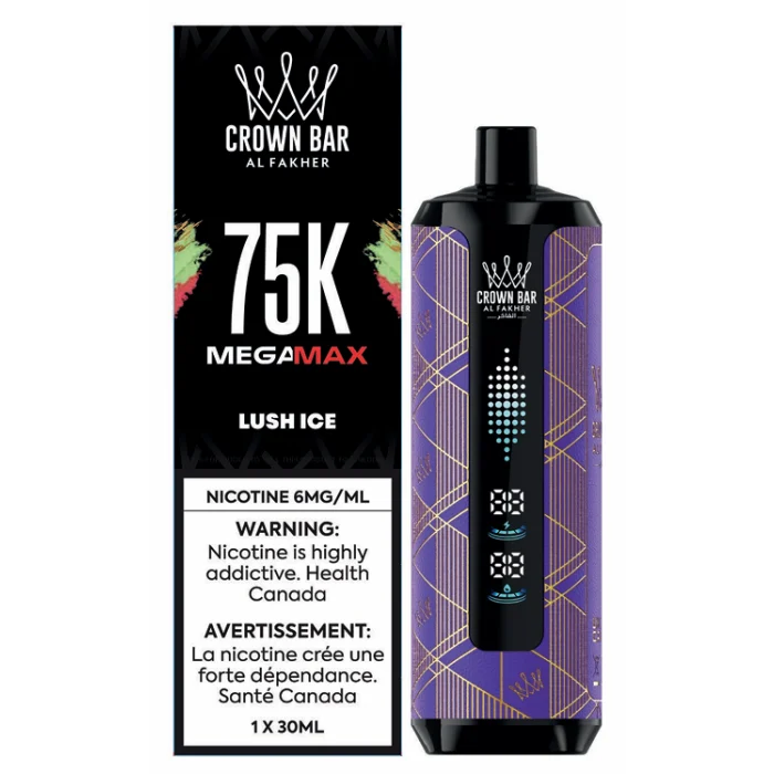 Crown Bar Al Fakher MegaMax 75k Lush Ice(Provincial tax)