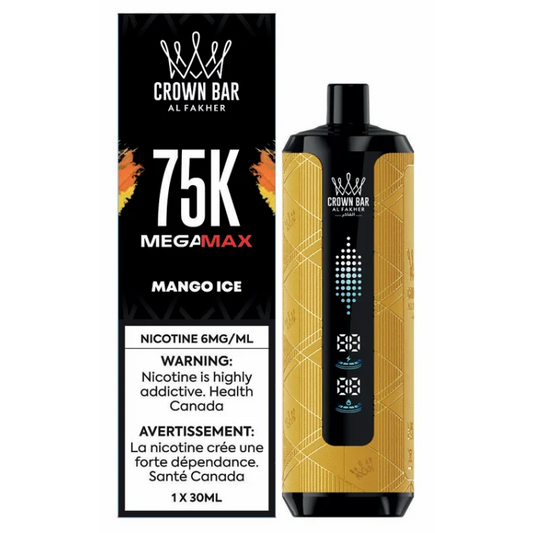 Crown Bar Al Fakher MegaMax 75k Mango Ice(Provincial tax)