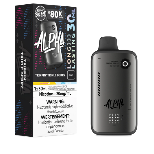Flavour beast Alpha 80k Trippin Triple Berry (provincial tax)