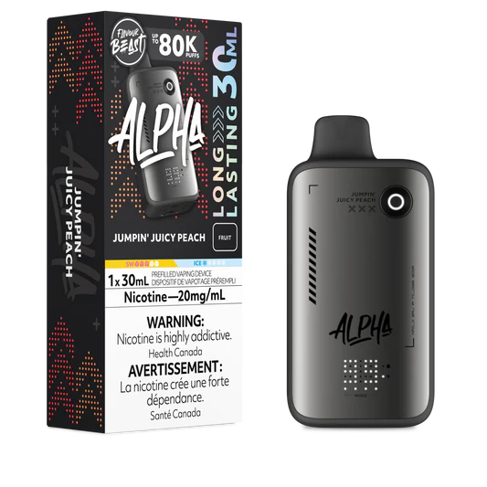 Flavour beast Alpha 80k Jumpin Juicy Peach (provincial tax)