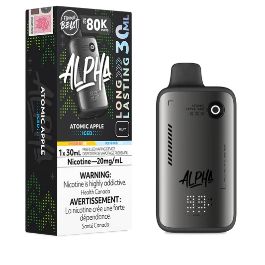 Flavour beast Alpha 80k Atomic Apple Ice (provincial tax)