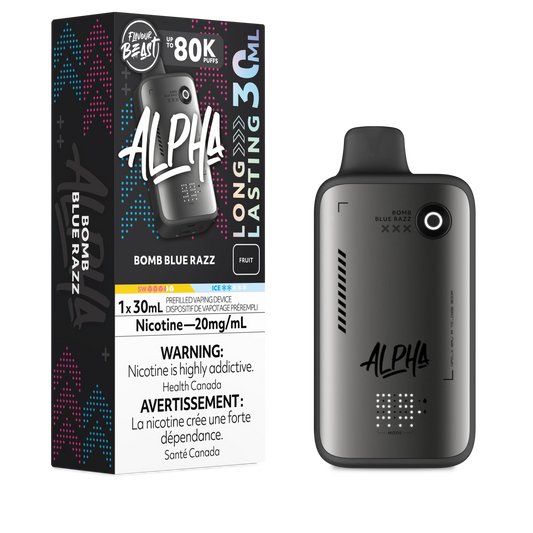 Flavour beast Alpha 80k Bomb Blue Razz (provincial tax)