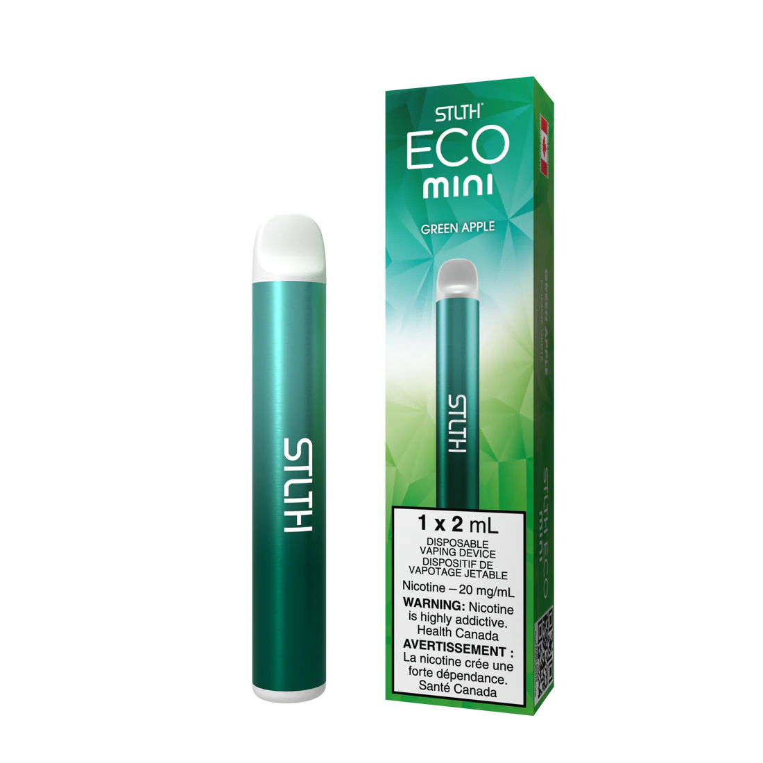 Stlth Eco Mini Green Apple (Provincial tax)