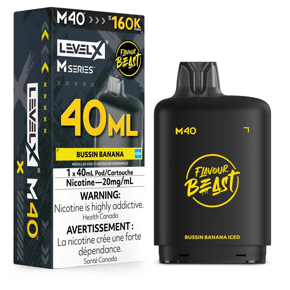 Level X M series Pod 40ml 160k Bussin Banana*