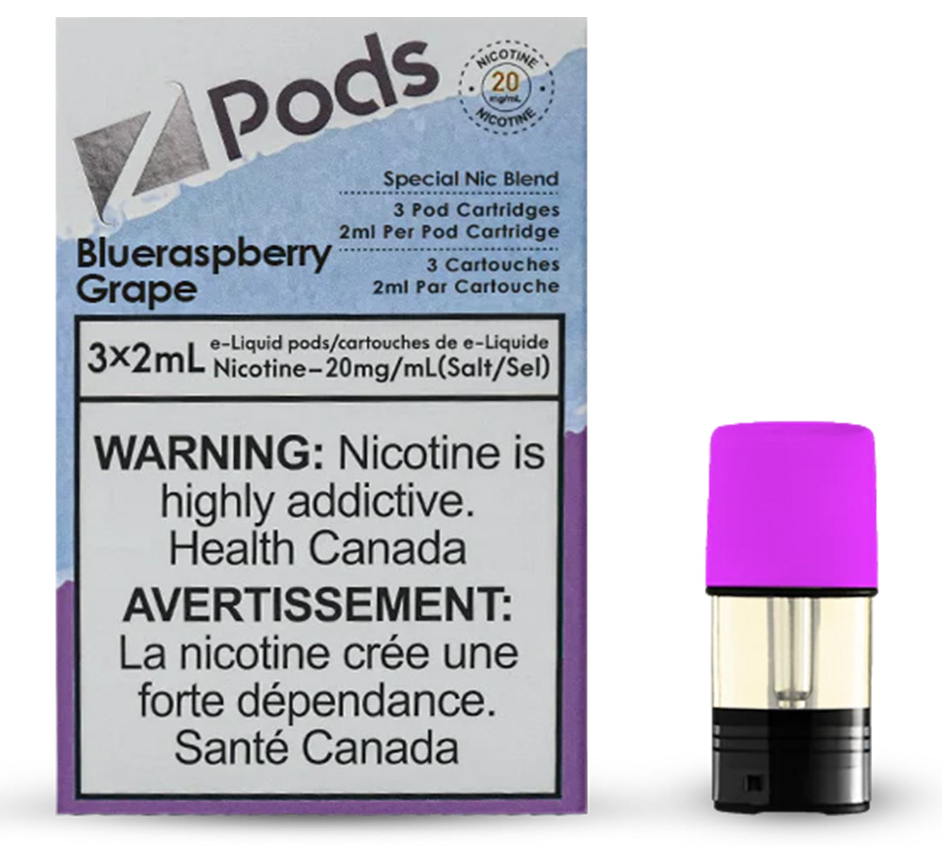 Zpods Blueberry Raspberry Grape (Provincial)