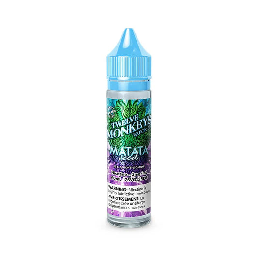 Twelve monkey 3mg/60ml Matata Iced (Provincial tax)