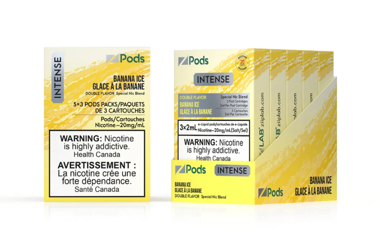 Zpods double flavour banana ice (Provincial)