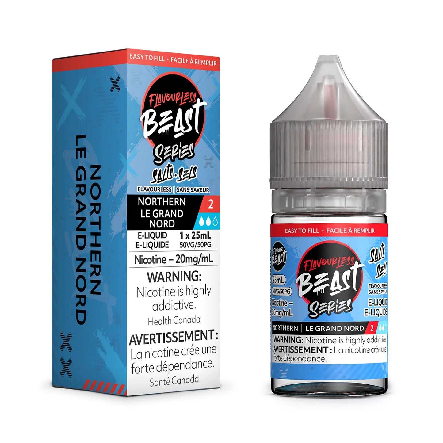 Flavourless Beast Series Liquid Northern 2 20mg/25ml (Provincial tax)