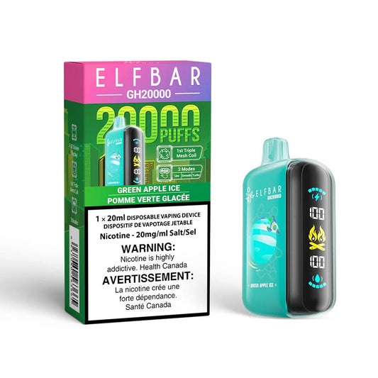 Elfbar GH 20000 Green Apple Ice*