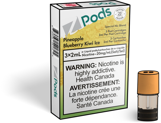 Zpods Pineapple blueberry kiwi ice (Provincial)