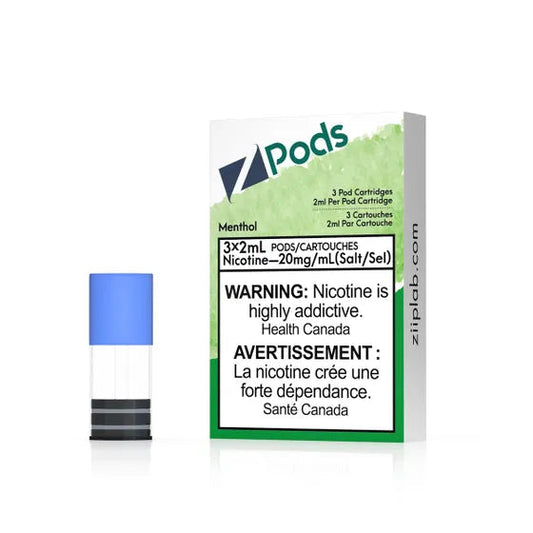 Zpods menthol (Provincial)