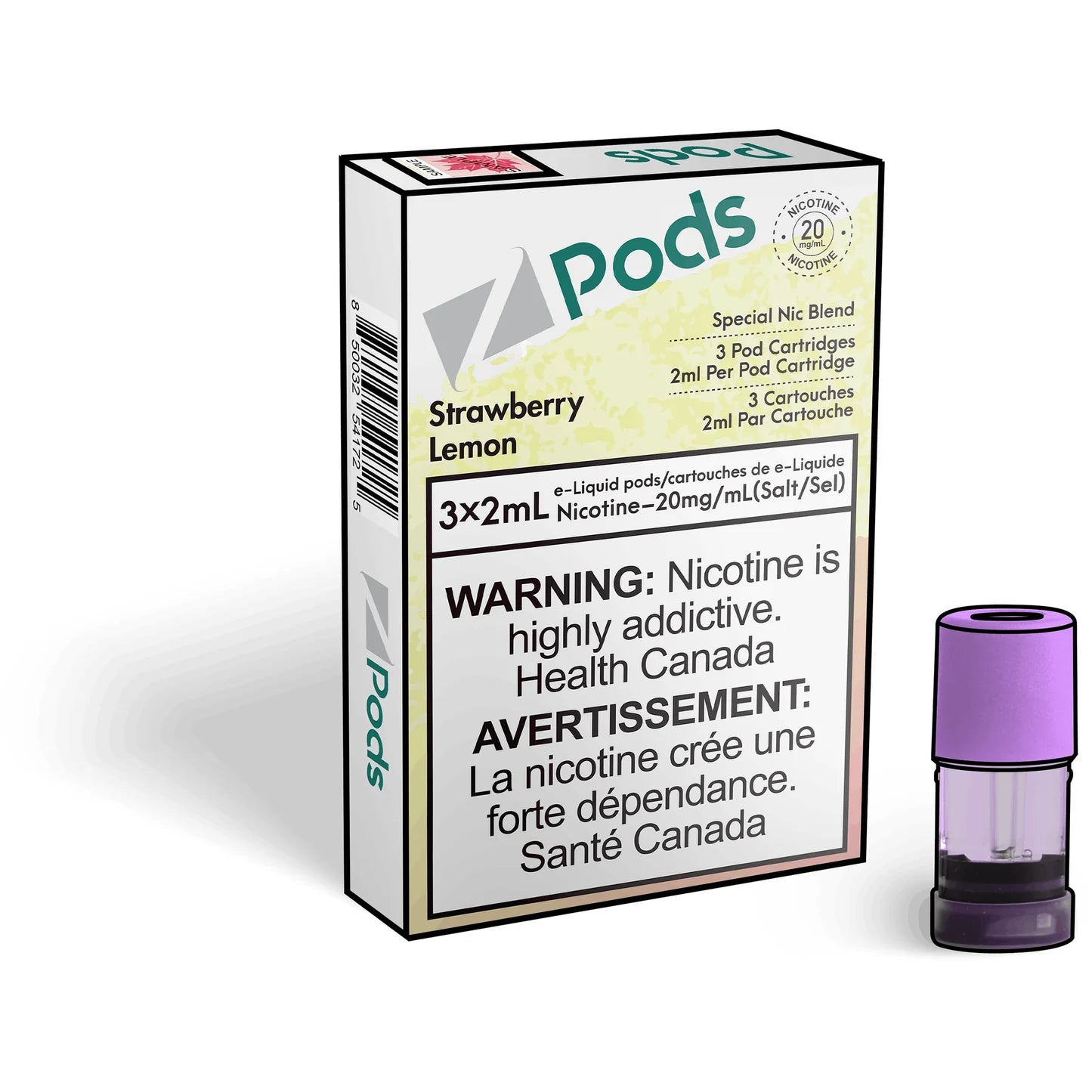 Zpods strawberry lemon (Provincial)