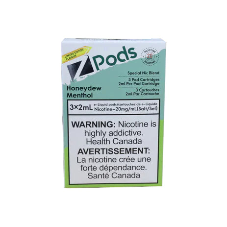 Zpods honeydew menthol (Provincial)