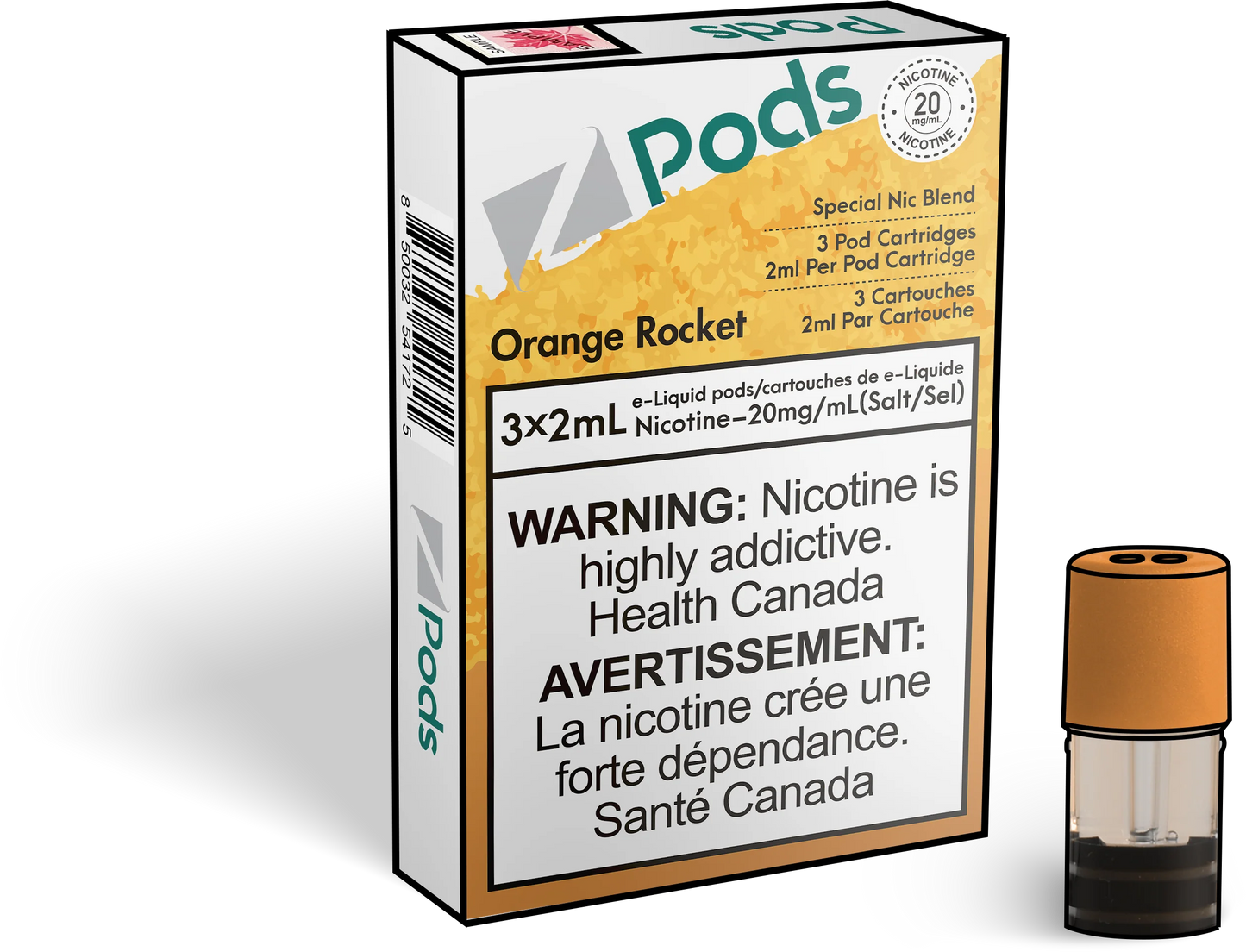 Zpods orange rocket (Provincial)