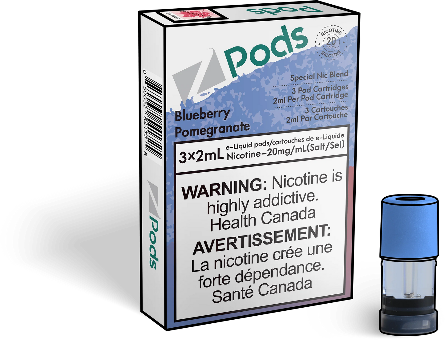 Zpods Blueberry Pomegranate (Provincial)